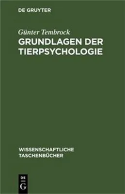 Produktbild von Grundlagen der Tierpsychologie