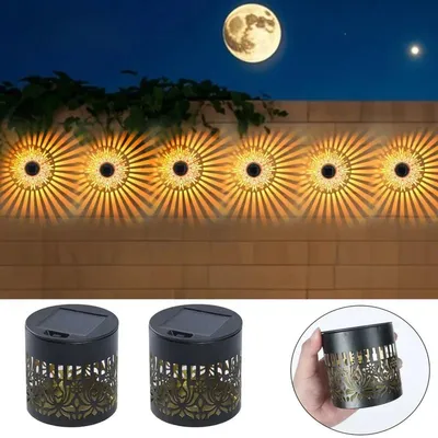 Image de Applique solaire "Pfingstrose" – Lumière blanc chaud, étanche, en métal, allumage/extinction automatique, décoration de jardin décorative – 1 pièce