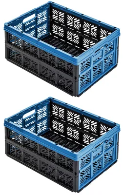 Obrázek produktu pro Keeeper Skládací nákupní koš do auta 32L modrý
