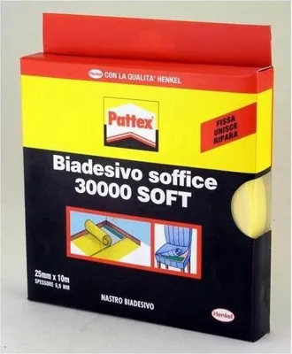 Image de Pattex Adhésif double face Soft 25mm x 10m, 10 m, 25 mm