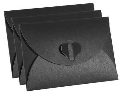 Produktbild von Solidchoice – 36 Mini-Umschläge mit Herzverschluss für Geschenkkarten und Notizen