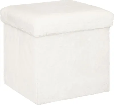 Obrázek produktu pro Úložný puf Ezzio, látka s boucle efektem, výška 38 cm