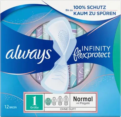 Produktbild von Always – Damenbinden – Infinity Normal – 12 Damenbinden - 1 Stück