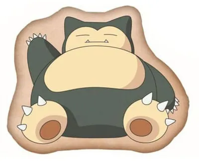 Obrázok produktu pre Dekoračný vankúš Pokémon Relaxo, hnedý, 36 cm