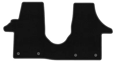Produktbild von Fahrermatte Velours für Volkswagen Transporter T5 2003-2015 (Transporter) – 1-tlg, Schwarz, passgenau – Wielganizator BASIC – Ausführung W1015