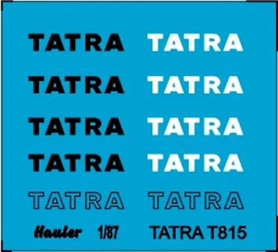 Produktbild von Hauler Models HLR87040 - 1:87 T815 decal - Zubehör