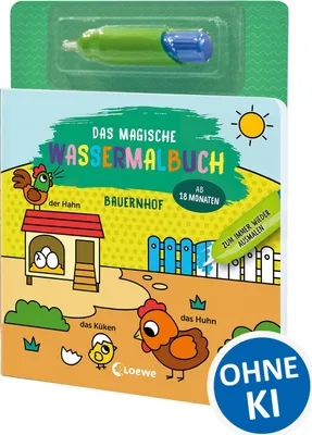 Produktbild von Das magische Wassermalbuch - Bauernhof