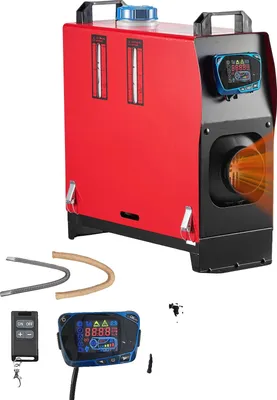 Zdjęcie produktu dla Nagrzewnica powietrza na olej napędowy, zdalne sterowanie, wydajne ogrzewanie, 8KW RED