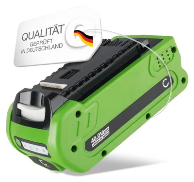 Produktbild von CELLONIC 1x Akku für Werkzeug Kompatibel mit Greenworks 20202, Kompatibel mit Cramer 40PS, Kompatibel mit Greenworks G40LM41K2X, 20202 - (2000mAh, 40V)