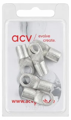 Produktbild von ACV - Ringkabelschuh 16mm²/6,5mm M6 unisoliert 5 Stück
