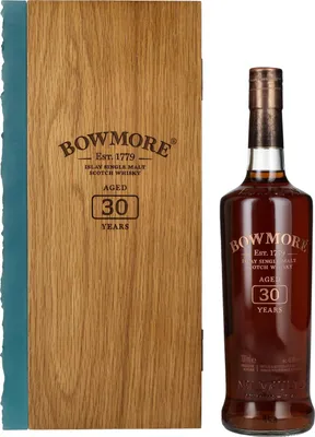Produktbild von Bowmore 30 Years Old Islay Single Malt 45,9% Vol. 0,7l in Holzkiste