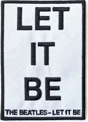 Obrázek produktu pro The Beatles - Nášivka "Let It Be" RO6886 (jedna velikost) (světle modrá)