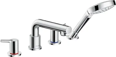 Obrázok produktu pre Hansgrohe Talis S - Batéria na okraj vane, 4-otvorová inštalácia, chróm 72419000