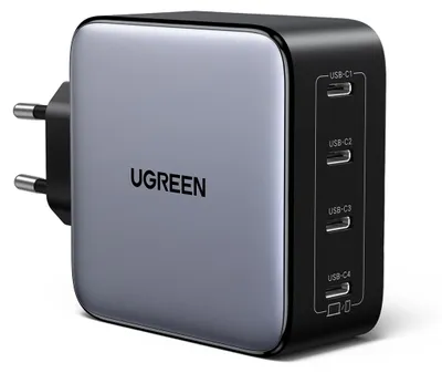 Produktbild von UGREEN Nexode 100W USB-C Ladegerät, 4x USB-C Ports, GaN - 1x 100W 4C Ladegerät