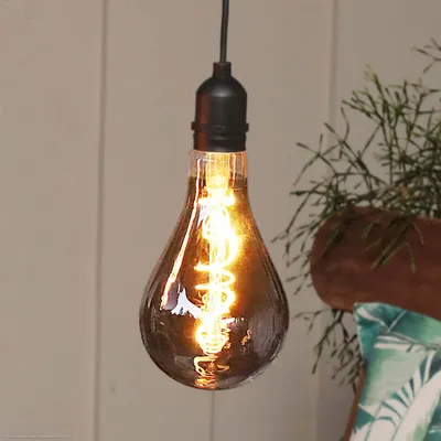 Produktbild von Hängelampe mit Batterie (4xAA exkl.) und Fernbedienung outdoor, A100 Ø10x20cm
