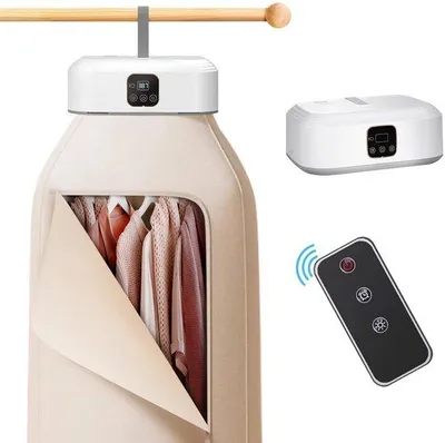 Produktbild von Elektrische Mini-Wasdroger mit Entfernung, kleine, opvouwbare, tragbar, mit Trockentasche, ideal für Reisen, Camper, Wohnung und Haus.