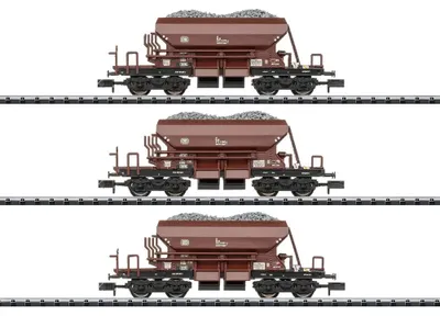 Produktbild von Märklin MINITRIX 15465 - N Wagen-Set Dienstgüterschotterwagen