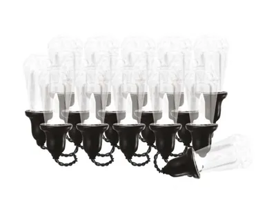 Obrázok produktu pre Emos DCPW04, 16 lámp, LED, Teplá biela, 10000 h, Vnútorná / vonkajšia, Čierna