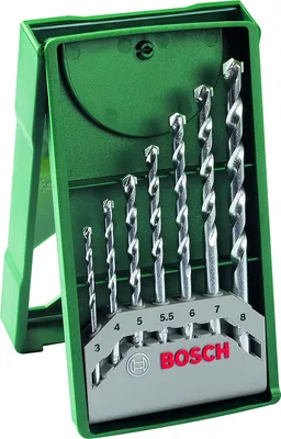 Productafbeelding van BOSCH 2607019581 BOSCH Mini-X-Line Steinbohrer-Set, 7-teilig