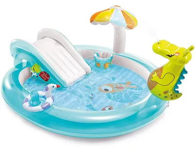 Produktbild von Intex 57165NP Playcenter "Gator"  Planschbecken (201x107x84cm) Garten Kinder