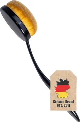 Produktbild von Intirilife Make Up Pinsel Oval in Größe 3 - Pinsel Durchmesser 3 cm - Beauty Blender Makeup Pinsel Zahnbürstenform Tintenpinsel Kosmetik Brush für Foundation Concealer Grundierung Malen