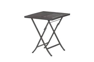 Produktbild von Merxx Gartentisch Samos, klappbar, 60 x 60 cm - Stahlgeflecht