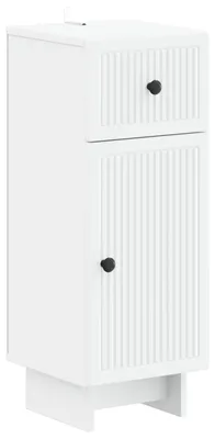 Immagine prodotto di vidaXL Mobiletto contenitore per bagno, modello EDE, bianco, 30 x 31 x 80 cm