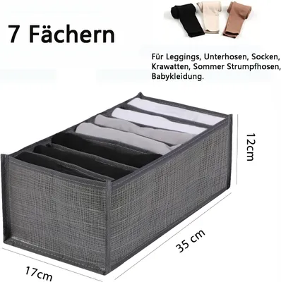 Produktbild von Schublade Ordnungssystem Organizer Kleiderschrank Socken Organizer Kommode Unterwäsche Aufbewahrungsboxen ( 4 Stück )