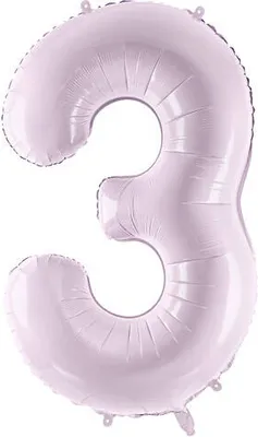 Immagine prodotto di Palloncino in foil numero 3, 72 cm, viola