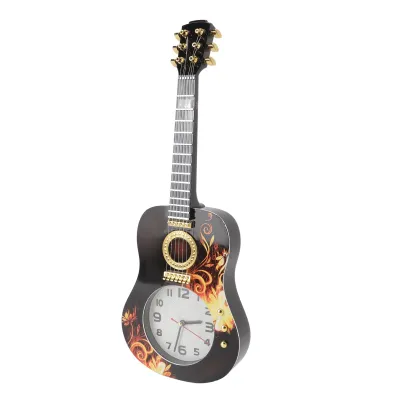 Produktbild von Wanduhr,Stille Wanduhr,Moderne Wanduhren,Wanduhr in Form einer Ukulele,Wecker,Dekorative Wanduhren