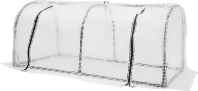 Obrázek produktu pro Mini skleník, pařník – malý, samostatně stojící skleník pro rajčata – 120x60x50 cm – s rolovacími okénky – vhodný na balkon a do zahrady – zelený
