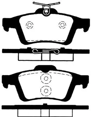 Produktbild von RAICAM RA.0769.6 Bremsbeläge Satz Hinten Bremsklötze für FORD FOCUS III Turnier Kuga Mk2 (DM2) Focus II Schrägheck (DA, HCP, DP) Focus II Kombi