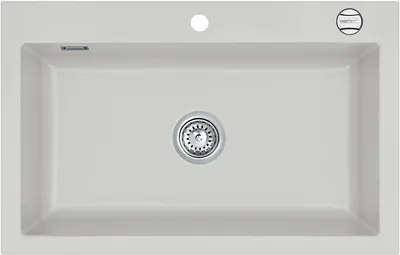 Produktbild von Spüle KeraDomo MERA 80 Alu mit Excenterbedienung