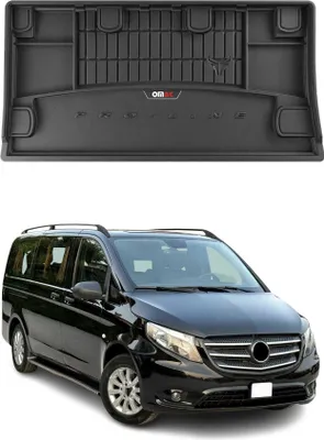 Image de Tapis de Coffre pour Mercedes Vito W447 2014-2025 TPE Noir