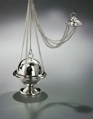 Produktbild von Rauchfass in Silber aus Messing, Ø 7,0 cm