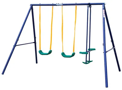 Produktbild von Einheitsgröße MW-279|MUWO "Tabalu" Spielgerüst mit 2 Schaukeln und Wippe
