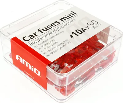 Obrázok produktu pre AMiO Autopoistky MINI púzdro 50 ks 10A