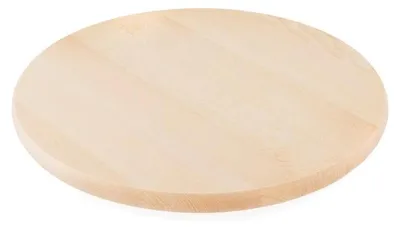 Image de KOLIMAX Plateau de service en hêtre, pivotant, diamètre 30 cm