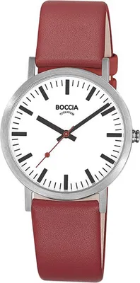 Obrázek produktu pro Boccia 3380-02 Dámské titanové hodinky s koženým řemínkem Toffee Pink