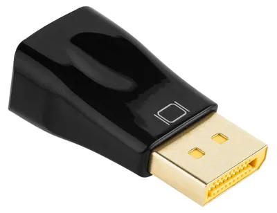 Zdjęcie produktu dla Złącze adapter wtyk DISPLAYPORT - gniazdo VGA