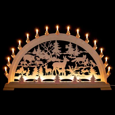 Immagine prodotto di Arco di candele Waldidyll (100x54cm) di Kunstgewerbe Taulin