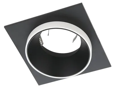 Image de EGLO Carosso, spot encastré, GU10, 1 ampoule(s), 220 - 240 V, noir, blanc