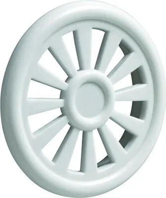 Produktbild von Hettich Lüftungsgitter rund Ø 40 mm Kunststoff, 4 Stück