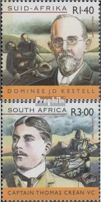 Produktbild von Briefmarken Südafrika 2001 Mi 1396A-1397A (kompl.Ausg.) gestempelt Helden des Burenkrieges