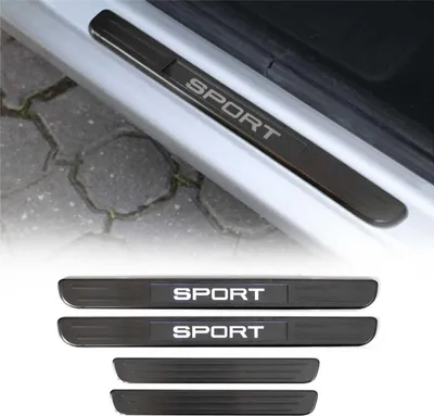 Produktbild von Einstiegsleisten Sport für VW Tiguan 2016-2025 Chrom Gebürstet Dunkel 4x
