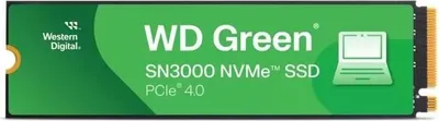 Image de WESTERN DIGITAL - WDS500G4G0E - SSD Interne - Green - SN3000 - NVMe - 500 Go