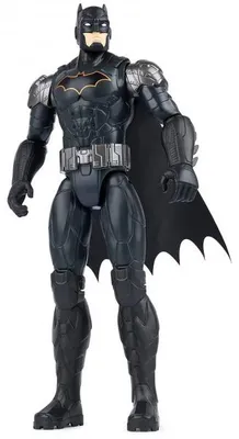 Image de Figurine batman costume noir 30 cm - personnage dc articule - spin master - 20138361