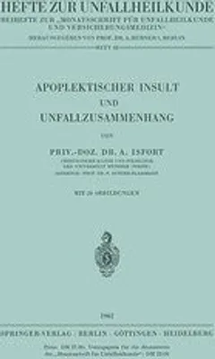 Obrázek produktu pro Apoplektischer Insult und Unfallzusammenhang