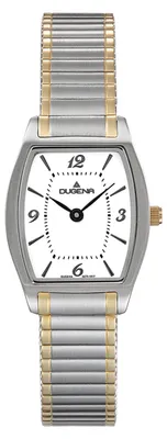 Produktbild von Dugena Damenuhr 4461097 Luzern, Quarz, weißes Zifferblatt, Edelstahl