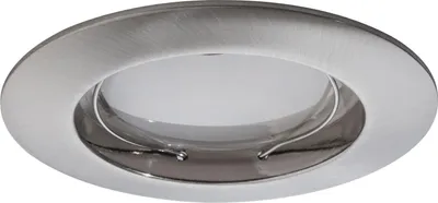Produktbild von Paulmann Einbauleuchte LED Coin satiniert rund 7W Eisen